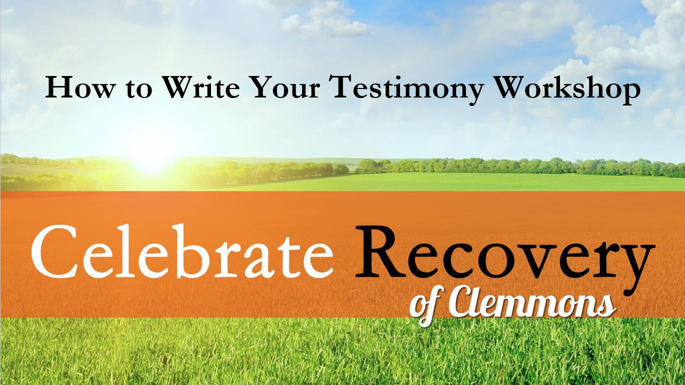 How to Write Your Testimony First Christian Church